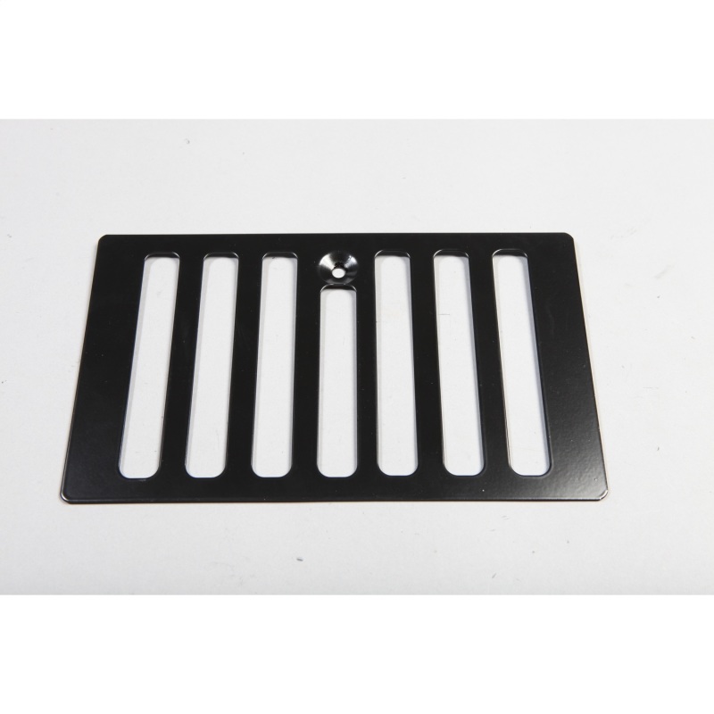 Jeep Wrangler Cowl Vent Cover - Rugged Ridge - Steel, Semi-gloss Finish - Black - `98-`06